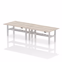 Dynamic Air Back-to-Back W1800 x D600mm Height Adjustable Sit Stand 4