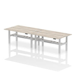 Dynamic Air Back-to-Back W1800 x D600mm Height Adjustable Sit Stand 4