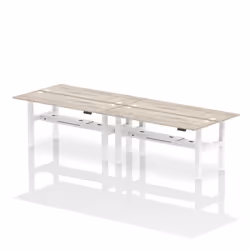 Dynamic Air Back-to-Back W1800 x D600mm Height Adjustable Sit Stand 4