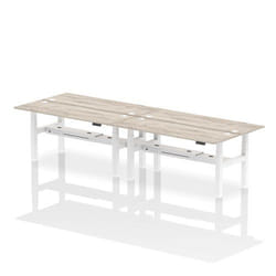 Dynamic Air Back-to-Back W1800 x D600mm Height Adjustable Sit Stand 4