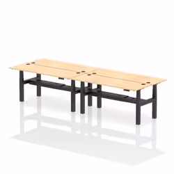 Dynamic Air Back-to-Back W1800 x D600mm Height Adjustable Sit Stand 4