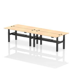 Dynamic Air Back-to-Back W1800 x D600mm Height Adjustable Sit Stand 4