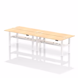 Dynamic Air Back-to-Back W1800 x D600mm Height Adjustable Sit Stand 4