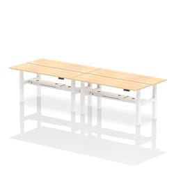 Dynamic Air Back-to-Back W1800 x D600mm Height Adjustable Sit Stand 4