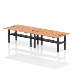 Dynamic Air Back-to-Back W1800 x D600mm Height Adjustable Sit Stand 4