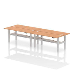 Dynamic Air Back-to-Back W1800 x D600mm Height Adjustable Sit Stand 4