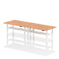 Dynamic Air Back-to-Back W1800 x D600mm Height Adjustable Sit Stand 4