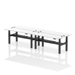 Dynamic Air Back-to-Back W1800 x D600mm Height Adjustable Sit Stand 4