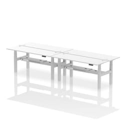 Dynamic Air Back-to-Back W1800 x D600mm Height Adjustable Sit Stand 4