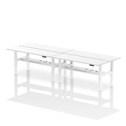 Dynamic Air Back-to-Back W1800 x D600mm Height Adjustable Sit Stand 4