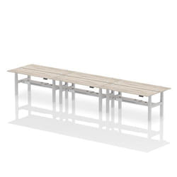 Dynamic Air Back-to-Back W1800 x D600mm Height Adjustable Sit Stand 6