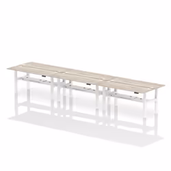Dynamic Air Back-to-Back W1800 x D600mm Height Adjustable Sit Stand 6