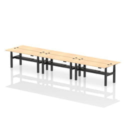 Dynamic Air Back-to-Back W1800 x D600mm Height Adjustable Sit Stand 6