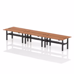 Dynamic Air Back-to-Back W1800 x D600mm Height Adjustable Sit Stand 6