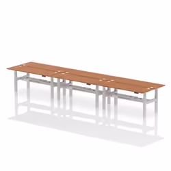 Dynamic Air Back-to-Back W1800 x D600mm Height Adjustable Sit Stand 6