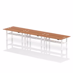 Dynamic Air Back-to-Back W1800 x D600mm Height Adjustable Sit Stand 6