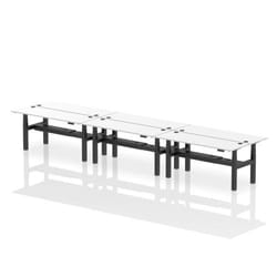 Dynamic Air Back-to-Back W1800 x D600mm Height Adjustable Sit Stand 6