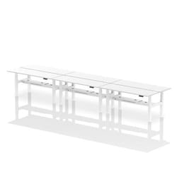 Dynamic Air Back-to-Back W1800 x D600mm Height Adjustable Sit Stand 6