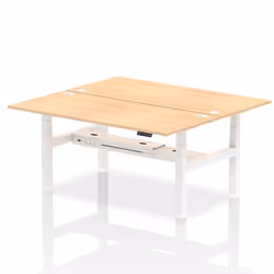 Dynamic Air Back-to-Back W1800 x D800mm Height Adjustable Sit Stand 2