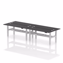 Dynamic Air Back-to-Back W1800 x D600mm Height Adjustable Sit Stand 4