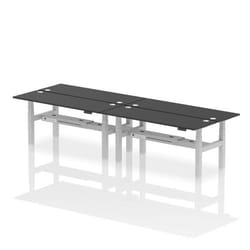 Dynamic Air Back-to-Back W1800 x D600mm Height Adjustable Sit Stand 4