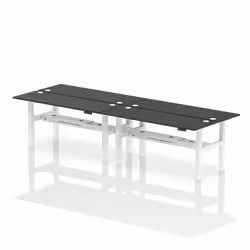 Dynamic Air Back-to-Back W1800 x D600mm Height Adjustable Sit Stand 4
