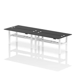 Dynamic Air Back-to-Back W1800 x D600mm Height Adjustable Sit Stand 4