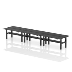 Dynamic Air Back-to-Back W1800 x D600mm Height Adjustable Sit Stand 6