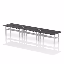 Dynamic Air Back-to-Back W1800 x D600mm Height Adjustable Sit Stand 6