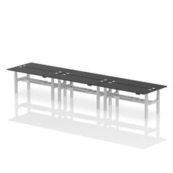 Dynamic Air Back-to-Back W1800 x D600mm Height Adjustable Sit Stand 6