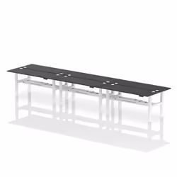 Dynamic Air Back-to-Back W1800 x D600mm Height Adjustable Sit Stand 6
