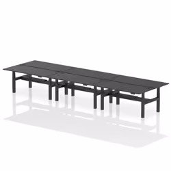 Dynamic Air Back-to-Back W1800 x D800mm Height Adjustable Sit Stand 6