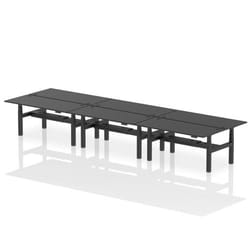Dynamic Air Back-to-Back W1800 x D800mm Height Adjustable Sit Stand 6