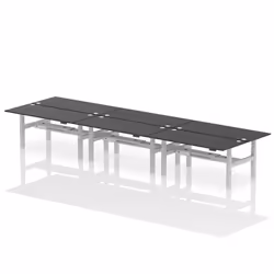Dynamic Air Back-to-Back W1800 x D800mm Height Adjustable Sit Stand 6