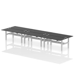 Dynamic Air Back-to-Back W1800 x D800mm Height Adjustable Sit Stand 6