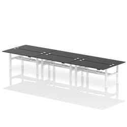 Dynamic Air Back-to-Back W1800 x D800mm Height Adjustable Sit Stand 6