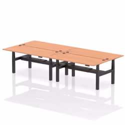 Dynamic Air Back-to-Back W1800 x D800mm Height Adjustable Sit Stand 4