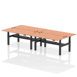 Dynamic Air Back-to-Back W1800 x D800mm Height Adjustable Sit Stand 4