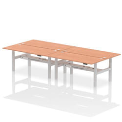 Dynamic Air Back-to-Back W1800 x D800mm Height Adjustable Sit Stand 4