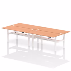 Dynamic Air Back-to-Back W1800 x D800mm Height Adjustable Sit Stand 4