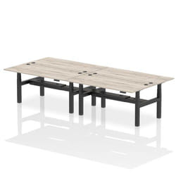Dynamic Air Back-to-Back W1800 x D800mm Height Adjustable Sit Stand 4