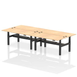 Dynamic Air Back-to-Back W1800 x D800mm Height Adjustable Sit Stand 4