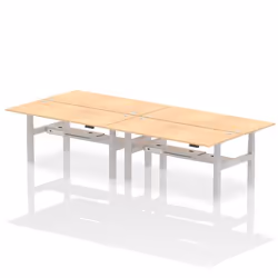 Dynamic Air Back-to-Back W1800 x D800mm Height Adjustable Sit Stand 4