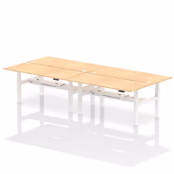 Dynamic Air Back-to-Back W1800 x D800mm Height Adjustable Sit Stand 4