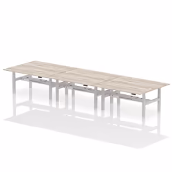 Dynamic Air Back-to-Back W1800 x D800mm Height Adjustable Sit Stand 6