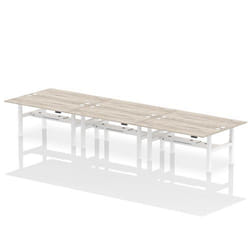 Dynamic Air Back-to-Back W1800 x D800mm Height Adjustable Sit Stand 6