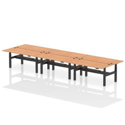 Dynamic Air Back-to-Back W1800 x D800mm Height Adjustable Sit Stand 6