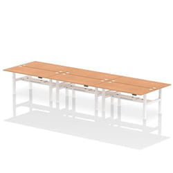 Dynamic Air Back-to-Back W1800 x D800mm Height Adjustable Sit Stand 6