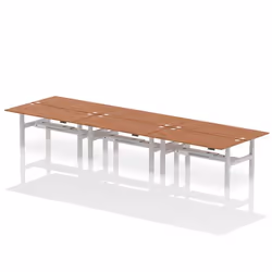 Dynamic Air Back-to-Back W1800 x D800mm Height Adjustable Sit Stand 6