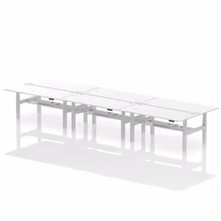 Dynamic Air Back-to-Back W1800 x D800mm Height Adjustable Sit Stand 6
